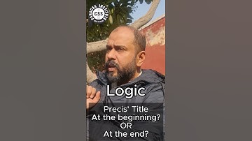 Precis Writing: Where to Place the Title? | Sir Jilani Explains with Logic & Reference #english