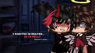 ~ 7 minutes in heaven.. or in HELL? 💘 — | BL GLMM | demon x angel | screenshot 2