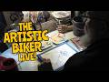 A Year's Worth of Daily Sketches on The Artistic Biker Live