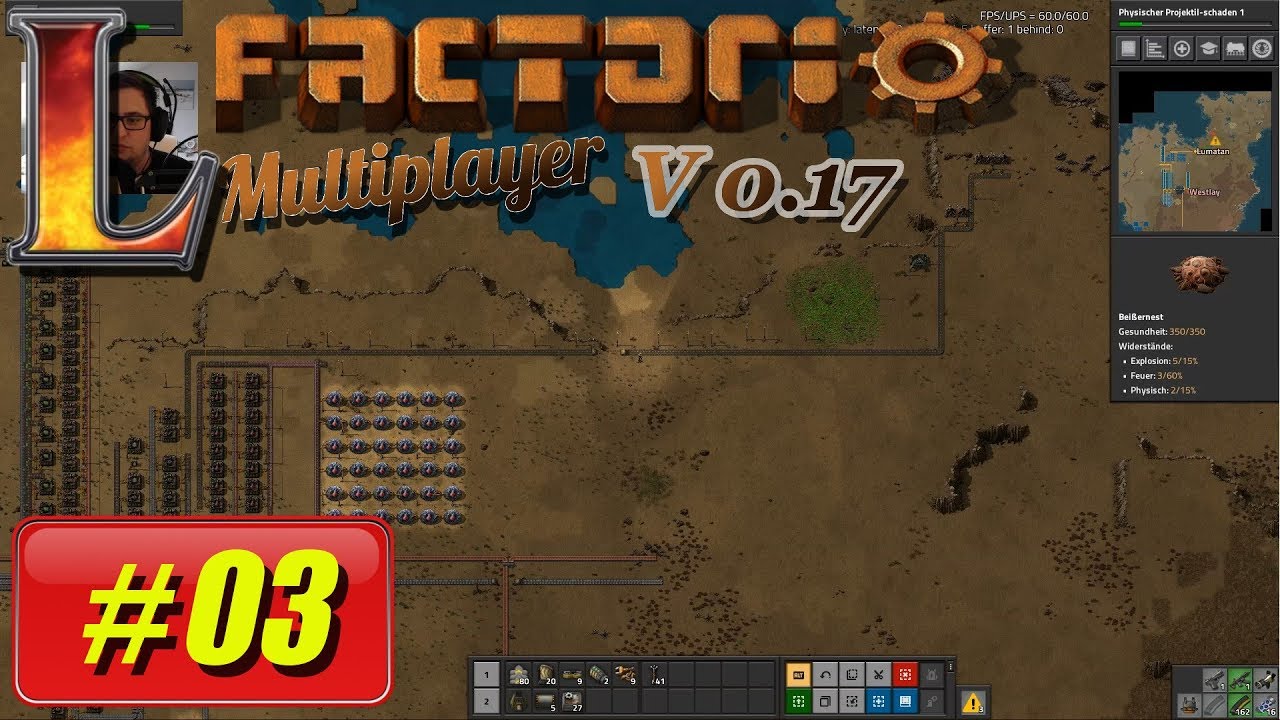 ⚙️ Die Alienfarm läuft ⚙️ Factorio Multiplayer V0 17 #03 | lets play ...