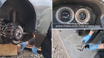 Volvo XC60 bendind lights and active chassis error solved