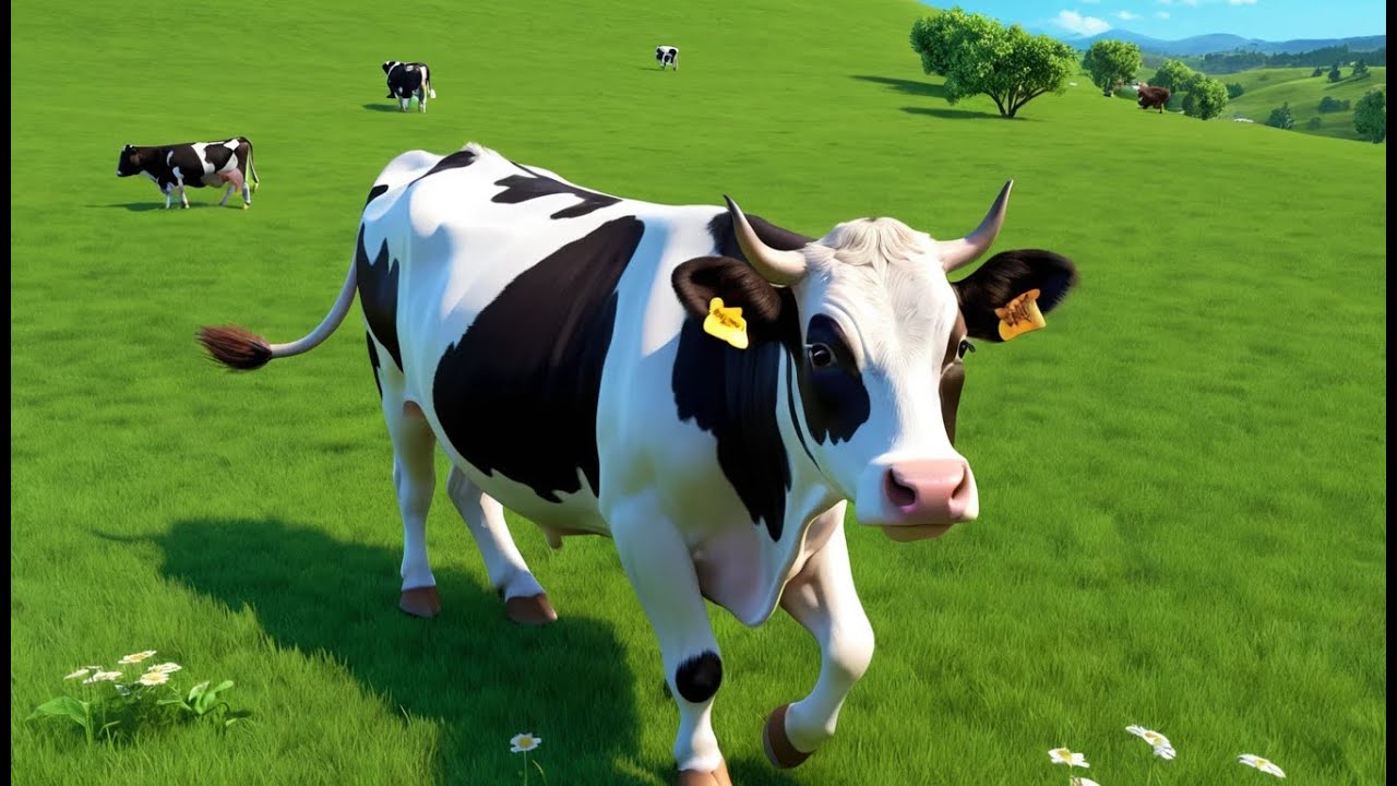 Mini Cow Goes Moo Moo | Cute Farm Song for Kids | Fun Animal Rhyme for Toddlers