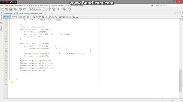 Netbeans Program   Metode Gauss Jordan Elimination