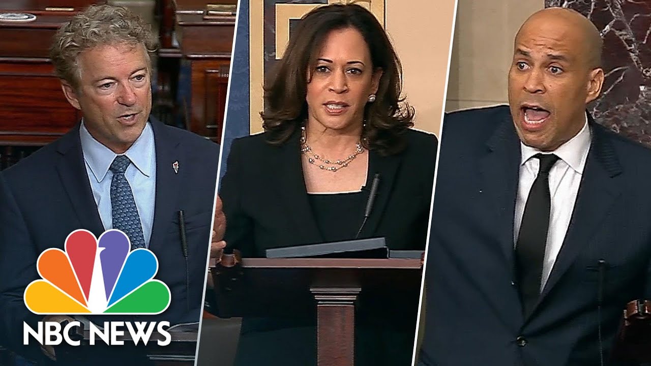 Paul  Harris And Booker Debate On Anti-Lynching Bill Erupts On Senate Floor   NBC News NOW