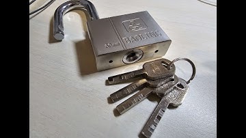 Chinese Disc Detainer Lock Picked
