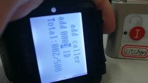 How to use 5 keys Retekess TD005 buttons with Retekess T128 watch