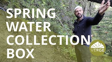 Spring Water Collection: How To Build A Spring Box