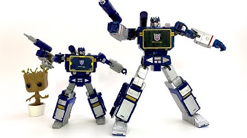 Scale Comparisons: M&M’s (Mainline and Masterpiece scale) Soundwave