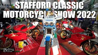 Stafford Classic Bike Show 2022.  Show motorcycles in high definition 4K & owner interviews
