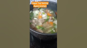 cara membuat sop bakso bening dan ayam kremes mudah dan enak #resepmasakan #sopbakso #ayam