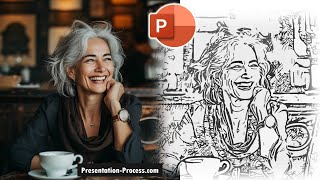 Pencil Sketch Effect In Powerpoint Coffee Painting Effect More