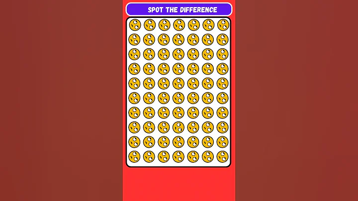 HOW GOOD ARE YOUR EYES || Part 4  || Find The Odd Emoji Out l Emoji Puzzle #quiz #shorts