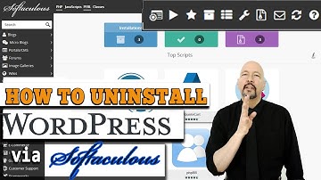 How to uninstall WordPress via Softaculous?