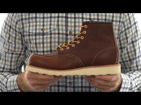 red wing moc toe briar oil slick