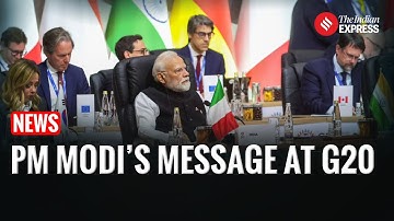 PM Modi Calls For Inclusive, Sustainable Growth At G20 Johannesburg Summit