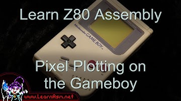 GameBoy - ASM PSET and POINT for Pixel Plotting - Z80 ASM Lesson Photon13