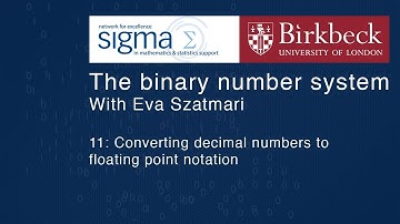 Binary 11: Converting decimal numbers to floating point notation