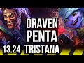 Draven  renata glasc vs trist  milio adc  penta legendary  kr challenger  1324