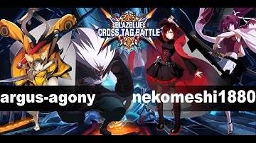 BBTAG: argus-agony (Jubei, Waldstein) vs  nekomeshi1880 (Ruby Yuzuriha) Ranked Match