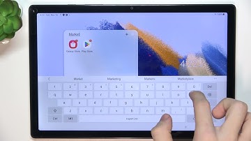 How to Create Folders on the Home Screen of SAMSUNG Galaxy Tab A8 10.5 (2021)