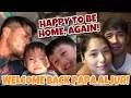 HAPPY TO BE HOME AGAIN SI ALJUR ABRENICA MATAPOS MALAYO KAY KYLIE PADILLA AT DALAWA NILANG ANAK 😍❤️