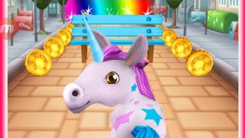 Unicorn Runner 3D Horse Run gameplay || Best game for kids HD