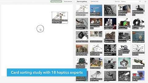 Capturing Experts Mental Models to Organize a Collection of Haptic Devices
