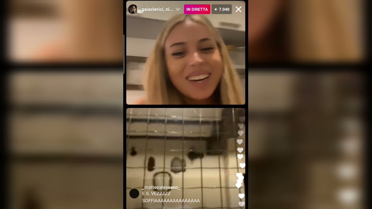Vez e Gaia Clerici live insta❤🔥 