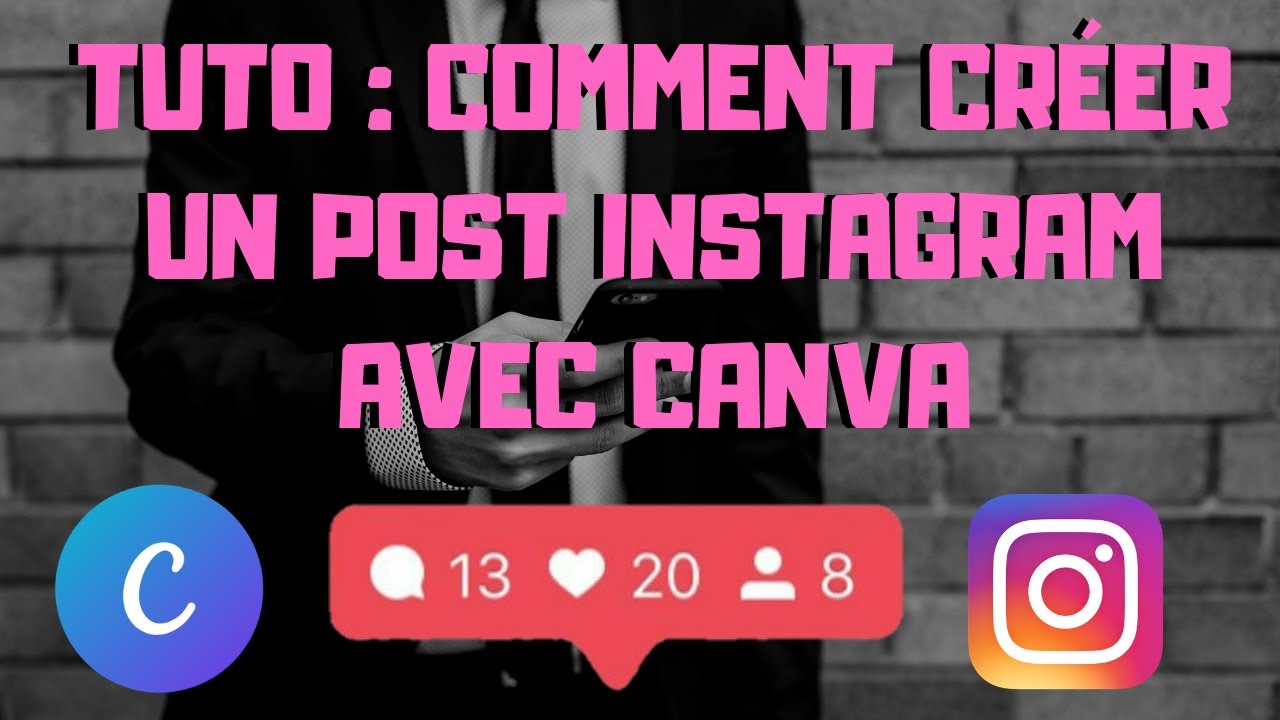 TUTO : COMMENT CRÉER UN POST INSTAGRAM VIRAL AVEC CANVA - YouTube