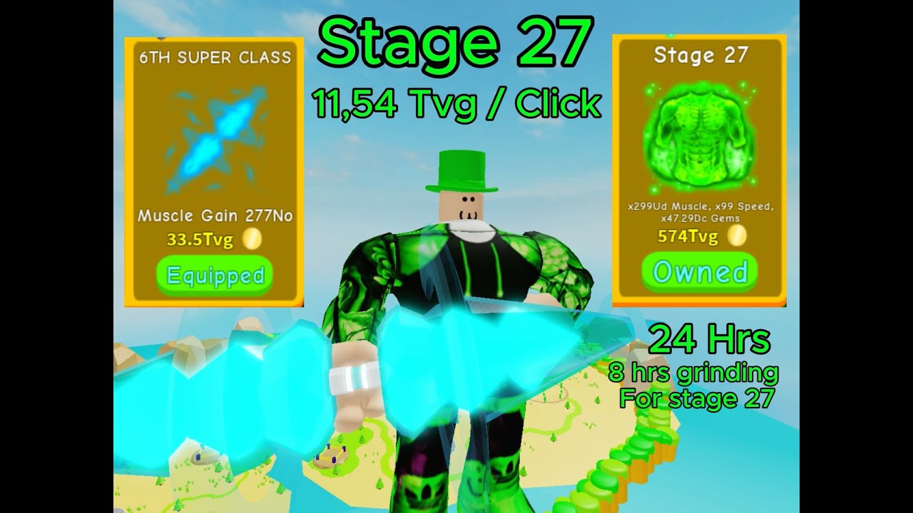 Getting stage 27 In Divine Lifters! 11,54 Tvg Per click (Divine Lifting simulator)