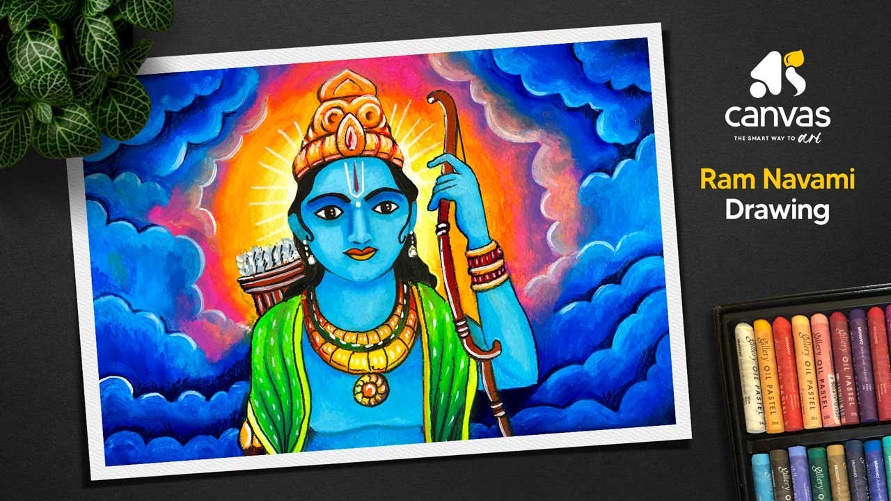 Ram Drawing 🚩🚩|| Ram mandala art | how to draw mandala art | Ayodhya Ram  mandir drawing - YouTube