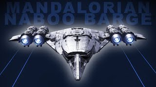 No Man's Sky Corvette - THE MANDALORIAN'S Naboo Barge  -  Build Workshop - NO MODS
