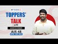 Toppers talk by aaditya pandey air 48 upsc civil services 2022