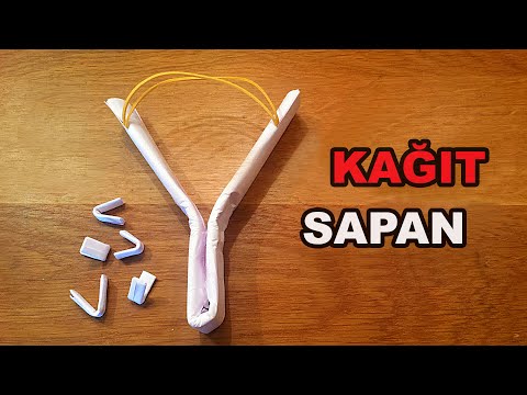 KAĞITTAN SAPAN YAPIMI - ( How To Make Paper SlingShot )