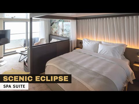 Scenic Eclipse Spa Suite walkthrough tour