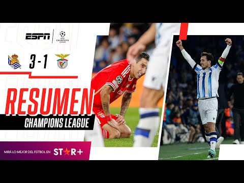 ¡TRIUNFO DE LOS DE SAN SEBASTIÁN Y CACHETAZO PARA EL GLORIOSO! | Real Sociedad 3-1 Benfica | RESUMEN