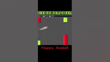 Flappy Rocket Game in Rollercoin #shortvideo