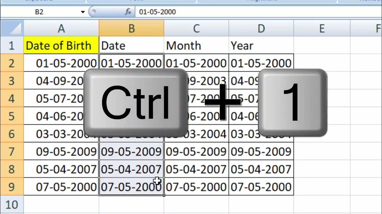 How To Extract Date Month And Year In Excel Short Cut how-to-extract-date-month-and-year-in-excel-short-cut