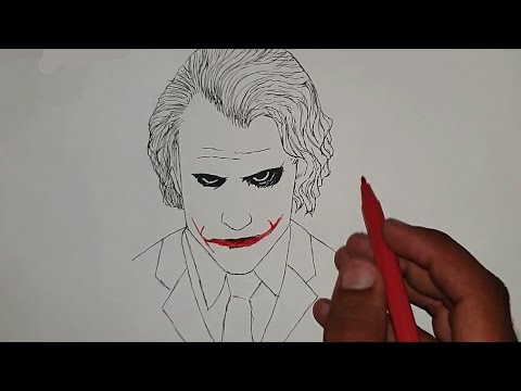 Artwork] My recent Pencil Drawing of The Joker (Heath Ledger) ✏️ :  r/DCcomics