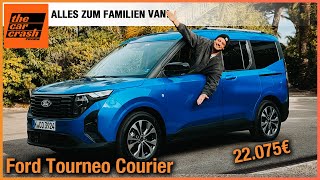Ford Tourneo Courier (2024) Wir fahren den NEUEN Familien Van ab 22.075€ Fahrbericht | Review | Test