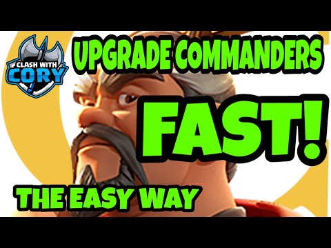 HOW TO UPGRADE YOUR COMMANDERS FAST! The Easy Way, Rise of Civilizations