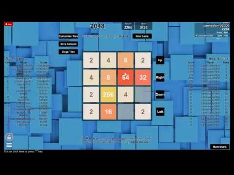 Roblox 2048 Youtube - roblox version of 2048