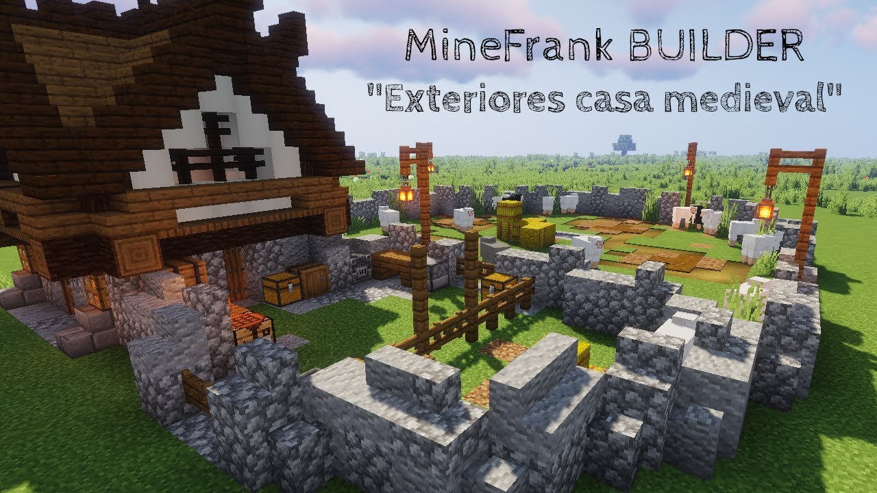 COMO HACER UNA CASA MEDIEVAL para MINECRAFT SURVIVAL 