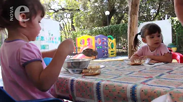 Como funciona a alimentação na creche?