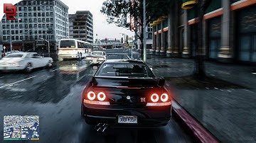 GTA V: Ultra Realistic Graphics - Realism Beyond x RTGI Graphics MOD - [4k] Maximum Settings - 2021