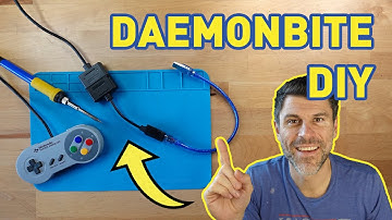 Make your own DaemonBite Super Nintendo to USB adapter
