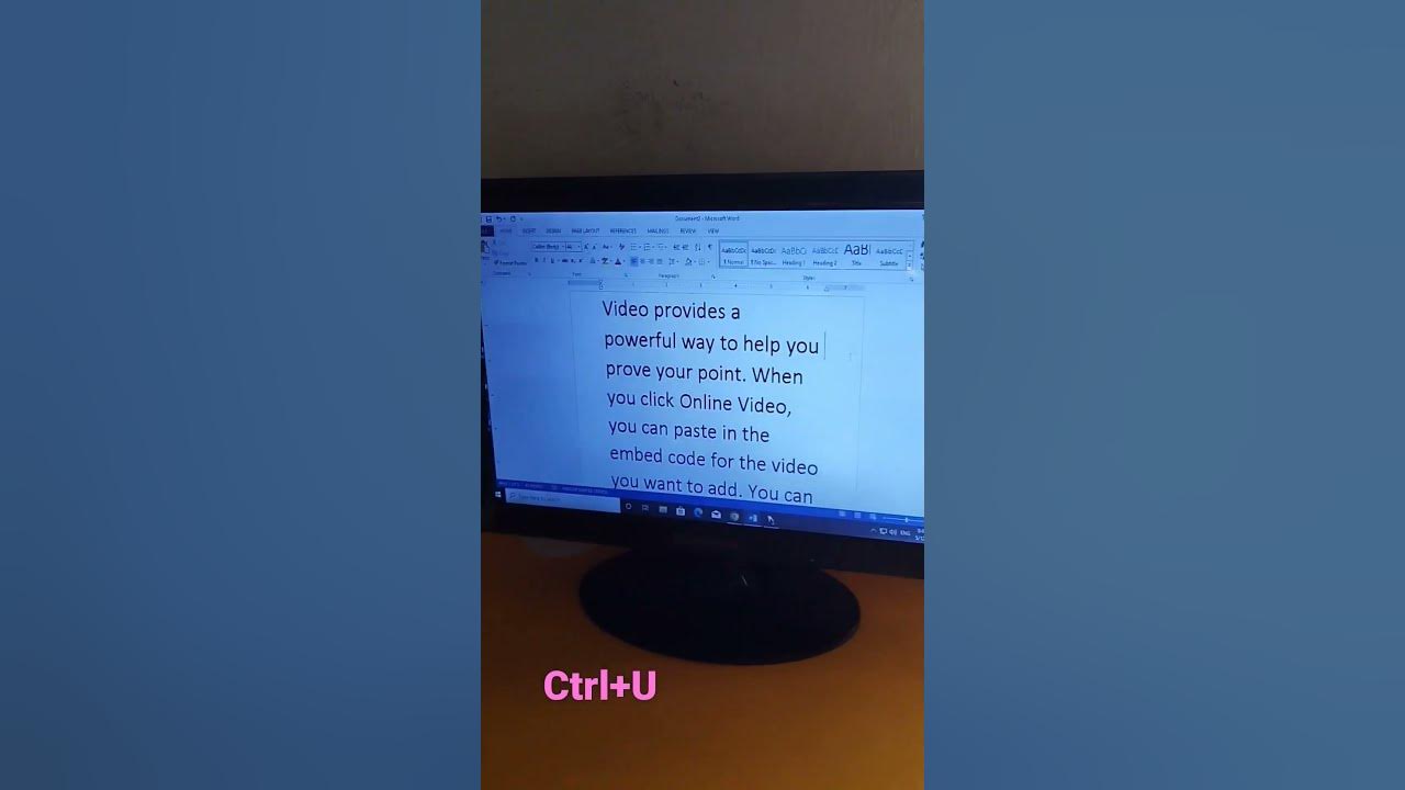 how-to-double-underline-in-word-computer-computercourse-technology