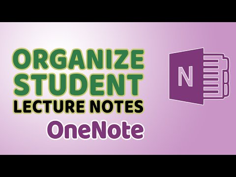 How to Organize Student Lecture Notes in Microsoft OneNote