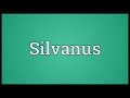 Silvanus Meaning