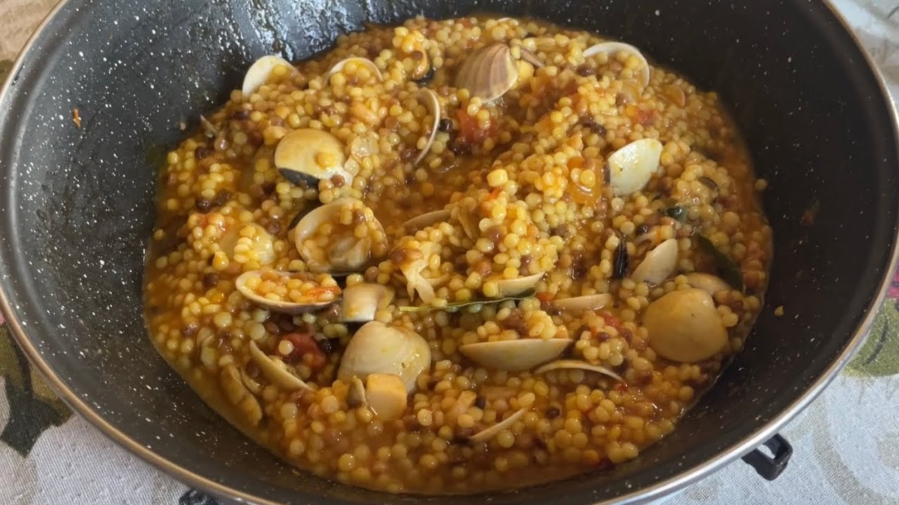 Fregola sarda ai frutti di mare